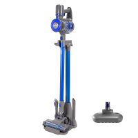 美国无线吸尘器家用小型强力大吸力充电手持推杆超静音除螨|蓝色780+紫外线除螨刷+支撑挂架