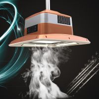 全自动麻将机空气净化器棋牌室吸烟灯家用排烟机麻将馆专用抽烟机|玫瑰金T18款五个灯