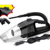 汽车车载吸尘器车用家用小型吸尘器12v转换器大功率货车24v强力车|五代海帕带灯黑色[五个配件]