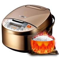 电饭煲电饭锅3升/4升/5升智能家用迷你大容量4-5-8人|巧克力色5L(陶晶内胆)