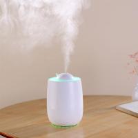 迷你加湿器 水中鲸容量320毫升 7彩灯光 防干烧 送led台灯 小风扇|白色