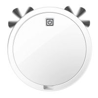 家用充电扫地机洗地拖地一体全智能自动吸尘器小型拖地扫地机器人|牛奶白(湿拖+吸拖扫)一体智能