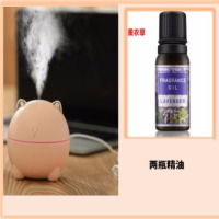 加湿器迷你usb静音卧室孕妇婴儿礼物创意家用室内办公室桌面小型|嘟嘟猫粉+2瓶精油