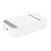 uv紫外线消毒机家用小型手机内裤内衣衣物臭氧杀菌盒箱器便携|[优雅白]可添加香薰★按键操控★c波紫外线灭菌