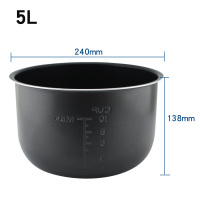 电压力锅内胆4l/4升/5l/5升/6l/电高压锅内胆/压力锅锅胆|5L