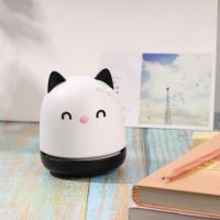 桌面吸尘器学生电动手持便携充电式自动迷你橡皮屑清理神器|纯净白[猫咪]