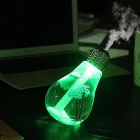 迷你灯泡加湿器七彩灯加湿器 香薰喷卧室春夏秋冬空气加湿补水仪|金色