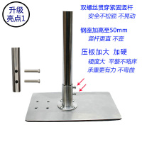 新款小吊扇支架带微风吊扇落地架子床上固定架床头伸缩挂吊杆