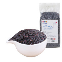天山北坡黑米500g/袋特产五谷杂粮粗粮墨米 黑香米黑大米煮饭粥米