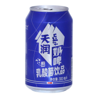 天润新疆特产奶啤发酵乳酸菌饮料300ml*12罐