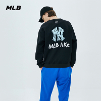 MLB男女卫衣LIKE系列长袖常规款宽松涂鸦印花运动秋季潮流