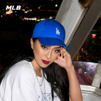 MLB男女帽子马卡龙棒球帽刺绣LOGO运动休闲百搭鸭舌帽