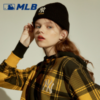MLB针织帽男女帽子NY毛线帽LOGO刺绣秋冬运动个性时尚休闲潮流