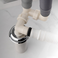 洗衣机排水管四通地漏接头出下水管道防臭防溢水二合一三通G0