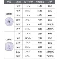 led改造灯板灯片吸顶灯灯芯圆形贴片模组灯泡灯珠光源灯盘led灯板V5