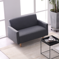 小型布艺沙发小户型出租房公寓店铺简易服装店沙发双人三人网红款