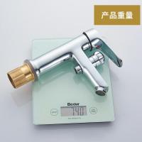 新品全铜单孔面盆双两用水龙头带淋浴花洒洗脸盆洗手盆冷热混水阀