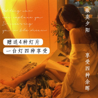 网红夕阳灯日落灯落地灯落日灯客厅卧室氛围ins投影拍照日不落灯