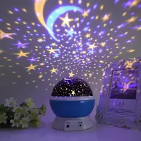 创意浪漫星空灯投影仪卧室梦幻旋转满天星儿童床头氛围情侣小夜灯