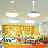 圆形吊灯餐厅办公室美发店舞蹈教室吸顶灯现代简约工业风吊灯