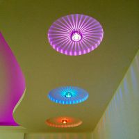 射灯七彩天花灯个性造型装饰孔灯简约现代过道灯走廊灯玄关灯