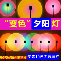 意大利落日灯夕阳灯网红拍照灯投影黄昏背景艺术创意落地灯台灯