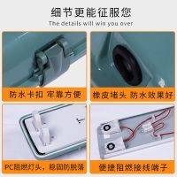 三防净化灯长条灯全套一体化单管双管日光灯支架灯管家用亮