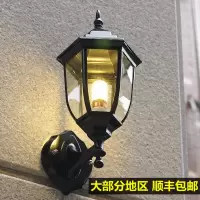 欧式室外墙壁灯 复古庭院花园走廊灯饰 阳台户外led防水防锈灯具
