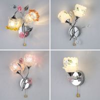 壁灯卧室床头灯墙壁灯简约现代创意欧式美式客厅楼梯过道壁灯