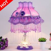 欧式台灯卧室床头灯儿童温馨暖光小夜灯公主田园卧室床头灯喂奶灯