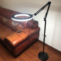 纹绣美容灯半led亮冷暖光美甲美睫纹身纹眉工作专用落地灯