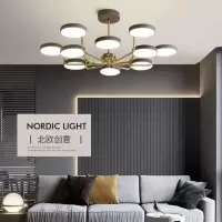 吊灯北欧风客厅吊灯简约现代卧室餐厅大气家用轻奢网红灯具