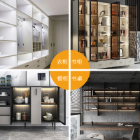 嵌入式灯条玻璃层板灯手扫感应橱柜灯人体led柜底灯书柜酒柜灯带