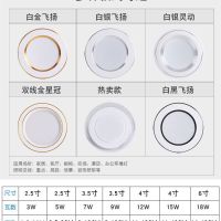 筒灯筒灯射灯孔灯洞灯天花灯牛眼灯5/6/7开孔客厅嵌入薄灯具