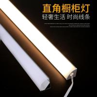 直角橱柜线条灯橱柜铝合金线条灯铝槽灯免开槽酒柜衣橱柜灯