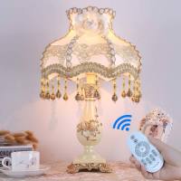 欧式台灯卧室床头灯简约复古客厅台灯婚房装饰灯结婚台灯喂奶台灯