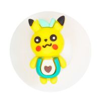 马桶把手掀盖器配件卡通可爱揭盖翻盖防脏手黏贴式创意座便器提手|皮卡丘（一对）