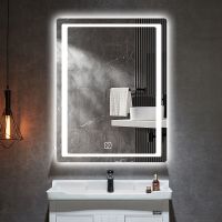 浴室镜带led灯镜防雾洗手间壁挂智能镜触摸屏卫生间发光镜子化妆