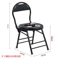 加厚老人厕所坐便器病人蹲厕移动马桶坐便凳家用大便椅孕妇坐便椅|43CM小折椅