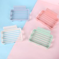 镂空免打孔壁挂式香皂盒简约创意单层沥水浴室肥皂盒收纳置物架子|各种大小肥皂轻松收纳 5个