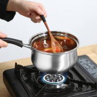 汤锅304不锈钢奶锅加厚家用煮粥锅煮锅燃气电磁炉炖锅婴儿辅食锅