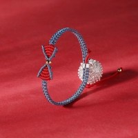 蓝灰银球+8颗驱蚊球|驱蚊手环大人少女长效女生款男版情侣学生防蚊叮咬脚链手链中国风