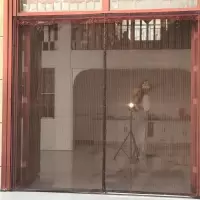 金刚纱防蚊防蝇防虫魔术贴静音门帘纱窗帘大门帘磁性夏季