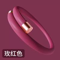 成人款玫红色升级双头+环身驱蚊送6根驱蚊棒|漠西元气驱蚊手环女生版儿童专用大人防蚊神器手链脚环防蚊子