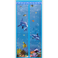 夏季防蚊纱门帘魔术贴磁铁自吸纱门家用卧室纱窗网防蝇隔断免打孔