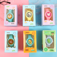 发光驱蚊手表5个独立包装盒|可爱卡通儿童夏季驱蚊手环神器户外随身成人发光防蚊手表手链礼品