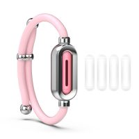 粉色款+4颗驱蚊胶囊|新款硅胶驱蚊手环情侣随身儿童天然植物精油防蚊扣大人防叮脚环