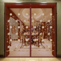 魔术贴防蚊门帘大门磁性夏季磁帘自吸家用静音磁铁纱门