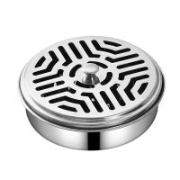 【夏天神器】蚊香盒|加深蚊香盒子创意不锈钢蚊香托盘家用安全防火带盖室内户外蚊香炉