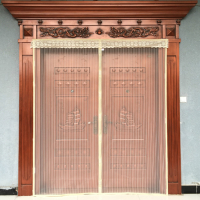 魔术贴加密防蚊门帘 静音磁性软纱门隔断帘卧室沙门 纱窗门帘